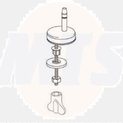 Pressalit 718 Universal Toggle Toilet Seat Hinge kit With Lift Off - D59999

