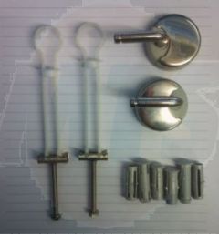 Pressalit Tivoli 2 Toilet Seat  Top Fixing Hinges BQ4P999