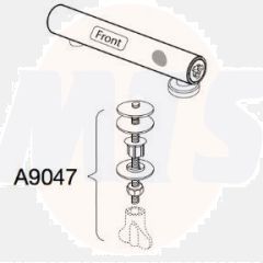Pressalit Toilet Seat Hinge Spare - A9047