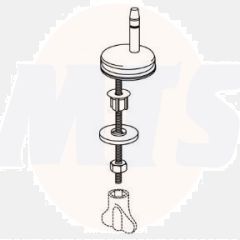 Pressalit Toilet Seat Hinges - D72999