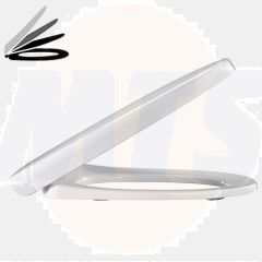 Pressalit 300+ 760000-DA7999 toilet seat with lid white