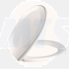 Pressalit 716 Toilet Seat & Cover (Bottom Fix)-716000-D97999  5708590301570