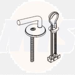 Pressalit DA9999 300+ set of hard chrome hinges