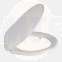 PRESSALIT toilet seat with cover, model "Privilege", art. no. 532 made of colour ingrained duroplast with UN3 stainless steel hinge.
- centre distance: 155 mm
- load - ring seat 240 kg suitable for many universal toilets
- 10 year guarantee