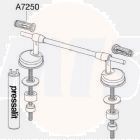 Pressalit Projecta Plus 540/530 Anti Vandal Universal Hinge Set (Bottom Fix)- BZ1999