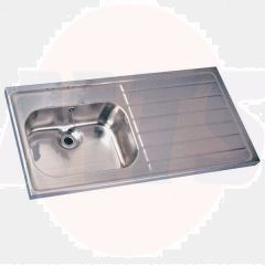 Twyford.1.200mm.x.600mm,.single.sink.and.single.drainer,.right