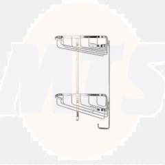 Croydex QM260841 Sm 2 Tier Corner Basket