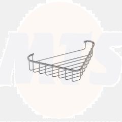 Croydex QM395941 Wire Corner Basket S/S