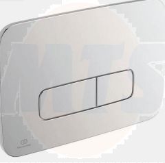 Ideal Standard  Oleas M3 mechanical dual flushplate, Ideal Standard - Chrome  R0123AA