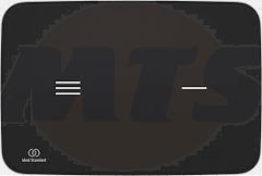 Ideal Standard  Altes NT1 Electronic (proximity) Ceramic dual flushplate, Ideal Standard - Black  R0130A6