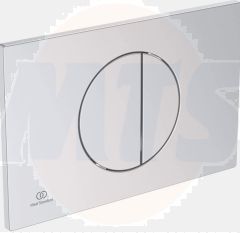 Ideal Standard flush plates Oleas R0503SI Mechanic control plate 230x7.5x150 mm silver finish