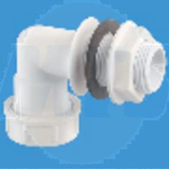 McAlpine R5M 3/4in O/Flow Universal Bent Tank Conn