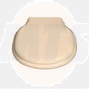 Rak Ceramic Ivory Windsor Toilet Seat and Cover with stainless steel hinges to suit Windsor & Bristol Suites