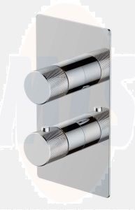 RAK Amalfi Dual Outlet 2 Handle Therm Shwr Valve RAKAMA3302C Bathroomsuites