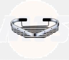 Single Corner Basket 150 X 105 X 28 Cp RAKCB003S Bathroomsuites