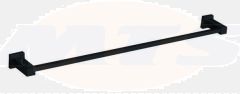 RAK Cubis Towel Rail In Black RAKCUB9910B Bathroomsuites
