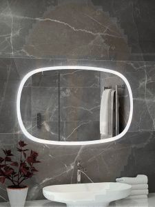 RAK Deco 800X600 Led Illu Landscape Mirror RAKDEC5001 Bathroomsuites