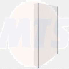 RAK Feeling Fixed Return Panel In Grey RAKFRP503 Bathroomsuites