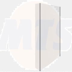 RAK Feeling Fixed Return Panel In Black RAKFRP504 Bathroomsuites