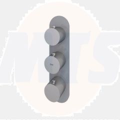 RAK Feeling Round Dual Outlet Therm Shwr Valve RAKFSV2503R Bathroomsuites