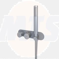 RAK Feeling Round Dual Outlet Therm Shwr Valve RAKFSV2503RHS Bathroomsuites