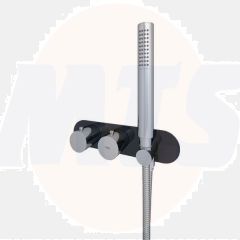 RAK Feeling Round Dual Outlet Therm Conc Shwr RAKFSV2504RHS Bathroomsuites