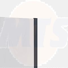 RAK Feeling Wall Profile In Black 2000Mm RAKFWP504 Bathroomsuites