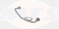 RAK Angled Grab Rail With Integrated Soap Dish RAKGRB9920 Bathroomsuites