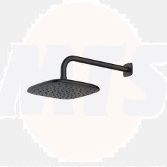 RAK Petit Sq Wm Rain Shwr Head In Matt Black RAKITA1017B Bathroomsuites