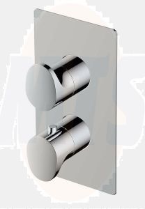 RAK Single Outlet 2Handle Therm Conc Shwr Valve RAKITA3301C Bathroomsuites