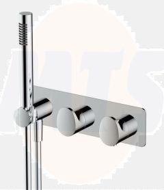 RAK Dual Outlet Therm Conc Shwr Valve RAKITA3305C Bathroomsuites