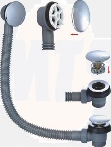 RAK Easy Clean Bath Waste And Overflow RAKL9023 Bathroomsuites