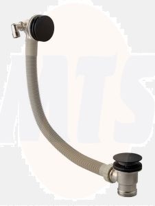 Round Bath Overflow Filler With Clicker Waste RAKL9025RB Bathroomsuites