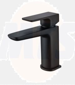 RAK Moon Mono Bsn Mxr With Clicker Waste In Black RAKMOO3001B Bathroomsuites