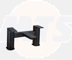 RAK Moon Bath Filler In Black RAKMOO3004B Bathroomsuites