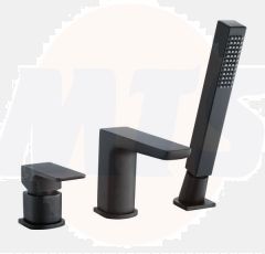 RAK Moon 3 Hole Dm Bsm Black RAKMOO3012B Bathroomsuites