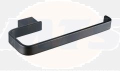 RAK Moon Towel Ring In Black RAKMOO9902B Bathroomsuites