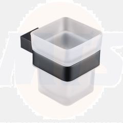 RAK Moon Tumbler In Black RAKMOO9903B Bathroomsuites