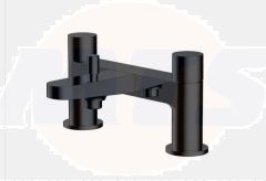 RAK Petit Round Deck Bsm In Matt Black RAKPER3005B Bathroomsuites