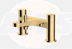 RAK Petit Round Deck Bsm In Brush Gold RAKPER3005G Bathroomsuites