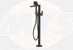 RAK Petit Round Floorstanding Bsm In Matt Black RAKPER3014B Bathroomsuites