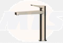 RAK Petit Round Mid Height Bsn Mxr Brushed Nickel RAKPER3016N Bathroomsuites
