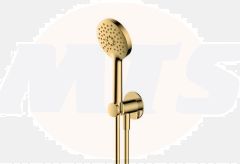 RAK Petit Round Wm Shwr Set In Brush Gold RAKPER4005G Bathroomsuites