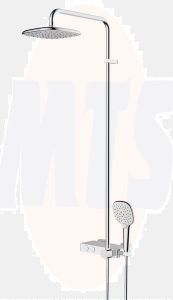 RAK Petit Sq Shwr Column In Cp RAKPES6001C Bathroomsuites