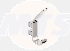 RAK Petit Sq Robe Hook In Cp RAKPES9909C Bathroomsuites