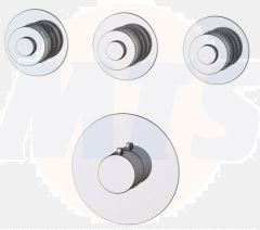 RAK Prima Tech Triple Outlet Conc Therm Shwr RAKPRT3021 Bathroomsuites