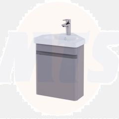 RAK Resort 450 Corner Bsn Unit In Matt Mushroom RAKRSTWBC45602 Bathroomsuites