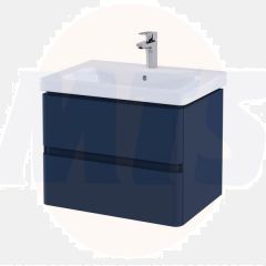 RAK Resort 650 Double Draw Bsn Unit Mat Denim Blue RAKRSTWBU65604 Bathroomsuites