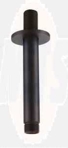 Round Ceiling Arm 120Mm In Black RAKSHW0006B Bathroomsuites