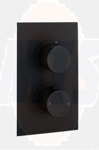 Round Dual Outlet, 2 Handle Therm Conc Shwr Valve RAKSHW3202RB Bathroomsuites